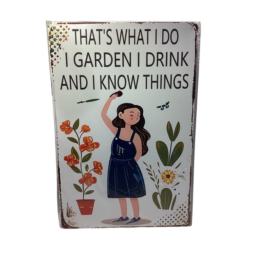 12 X 8 Tin Retro Golden Era Signage I Know Things New Sealed